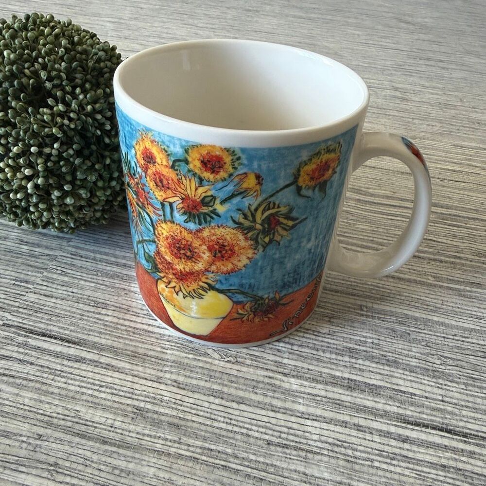 Vintage Chaleur Master Impressionists Mug - Gauguin Painting Van Gogh Sunflowers